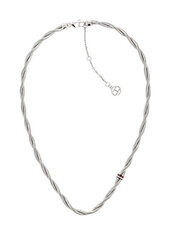 Колье из двойной витой стали Tommy Hilfiger Braided Metal 2780684 цена и информация | Украшения на шею | pigu.lt