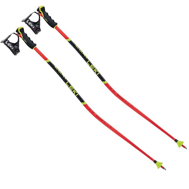 Kalnų slidinėjimo lazdos vaikams Leki WCR LITE GS 3D, 110 cm, raudonos kaina ir informacija | Kalnų slidinėjimo lazdos | pigu.lt