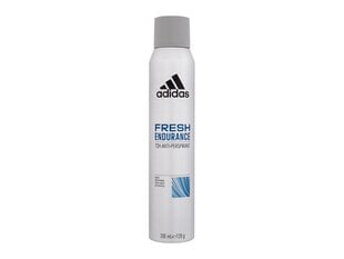 Purškiamas dezodorantas vyrams Adidas Fresh Endurance 72h 200 ml kaina ir informacija | Dezodorantai | pigu.lt