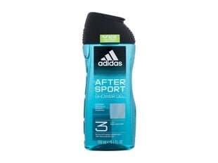 Dušo želė vyrams Adidas After Sport, 250 ml kaina ir informacija | Dušo želė, aliejai | pigu.lt