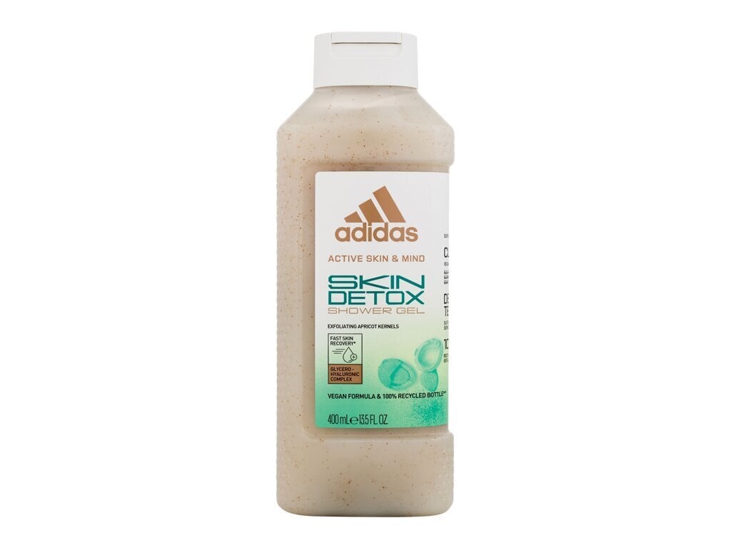 Dušo želė vyrams Adidas Skin Detox, 400 ml kaina ir informacija | Dušo želė, aliejai | pigu.lt