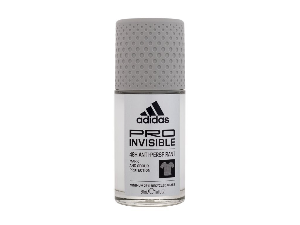 Dezodorantas Adidas Pro Invisible, 50 ml цена и информация | Dezodorantai | pigu.lt