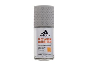 Шариковый дезодорант для мужчин Adidas Power Booster 72ч 50 мл цена и информация | Дезодоранты | pigu.lt