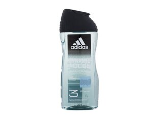 Dušo želė vyrams Adidas Dynamic Pulse 3in1, 250 ml kaina ir informacija | Dušo želė, aliejai | pigu.lt