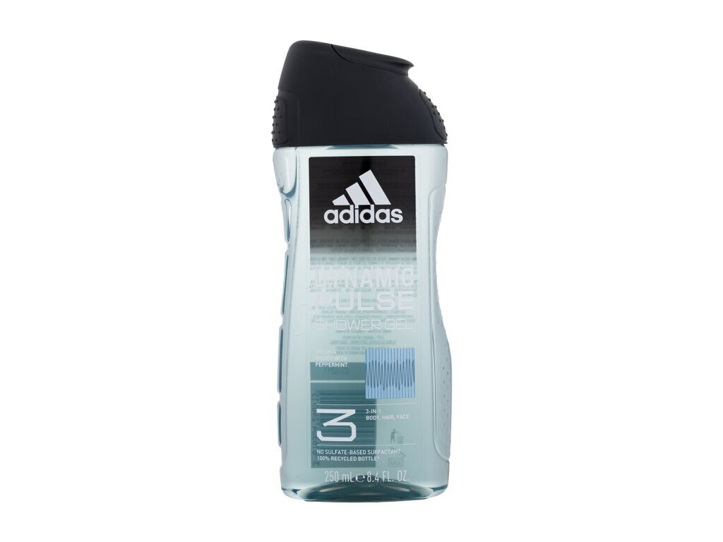 Dušo želė vyrams Adidas Dynamic Pulse 3in1, 250 ml цена и информация | Dušo želė, aliejai | pigu.lt