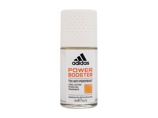 Шариковый дезодорант Adidas Power Booster 72ч 50 мл цена и информация | Дезодоранты | pigu.lt