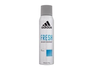 Спрей дезодорант для мужчин Adidas Fresh 150 мл цена и информация | Дезодоранты | pigu.lt