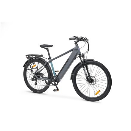 Elektrinis dviratis Lancia Genio, 27,5'', pilkas kaina ir informacija | Elektriniai dviračiai | pigu.lt