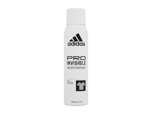 Purškiamas dezodorantas Adidas Pro Invisible 48h 150 ml kaina ir informacija | Dezodorantai | pigu.lt