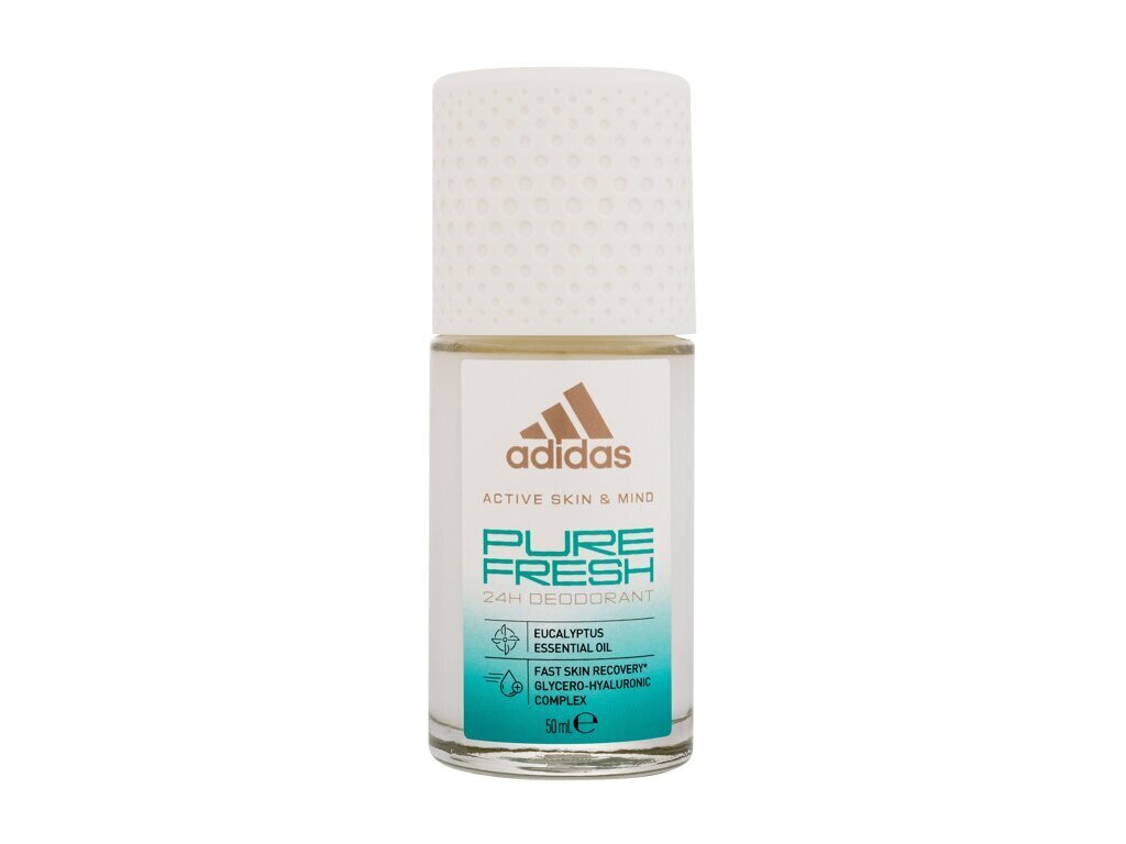 Rutulinis dezodorantas Adidas Pure Fresh 24h 50 ml kaina ir informacija | Dezodorantai | pigu.lt