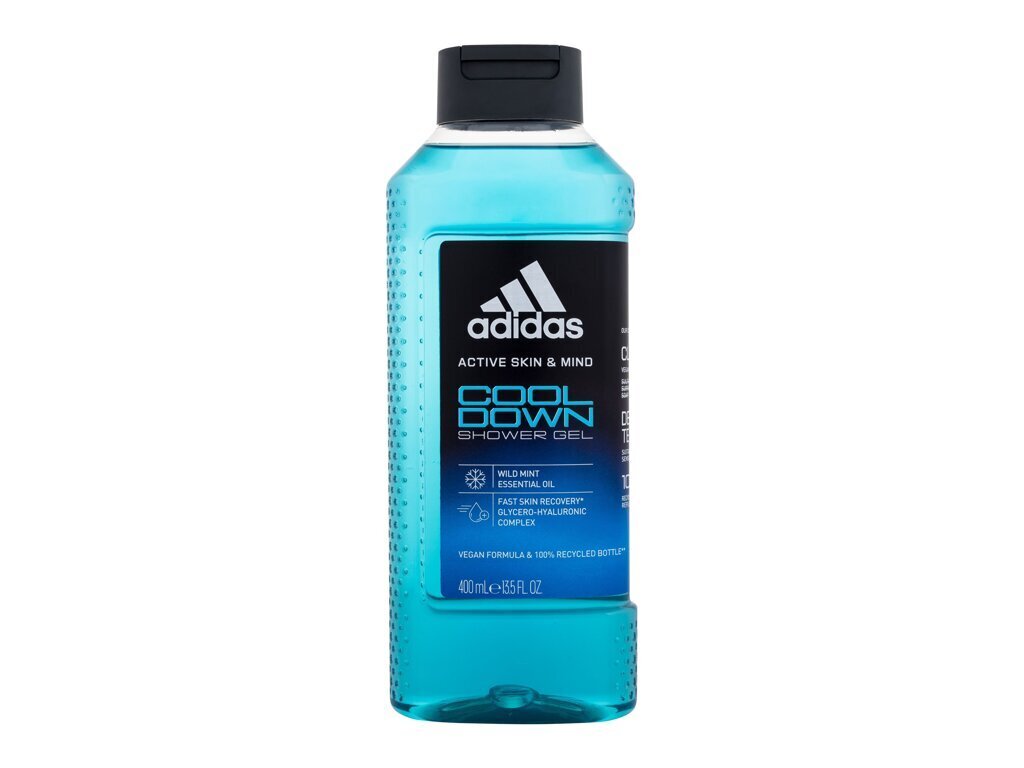 Dušo želė vyrams Adidas Cool Down, 400 ml цена и информация | Dušo želė, aliejai | pigu.lt