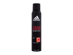 Purškiamas dezodorantas Adidas Team Force 48h 200 ml kaina ir informacija | Dezodorantai | pigu.lt