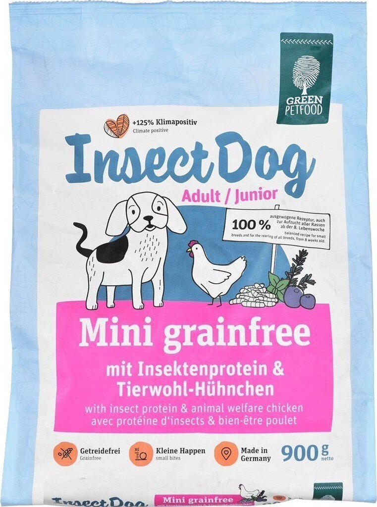 Josera InsectDog Mini Grainfree mažų ir miniatiūrinių veislių šunims su vištiena, 900 g kaina ir informacija | Sausas maistas šunims | pigu.lt