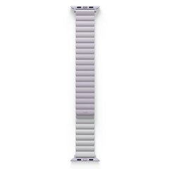 UNIQ pasek Revix Apple Watch Series 4|5|6|7|8|SE|SE2 38|40|41mm. Reversible Magnetic lilak-biały|lilac-white цена и информация | Аксессуары для смарт-часов и браслетов | pigu.lt