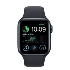 Apple Watch SE 2.gen 40mm GPS Aluminum Midnight (atnaujinta, būklė A) kaina ir informacija | Išmanieji laikrodžiai (smartwatch) | pigu.lt