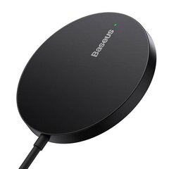 Baseus Simple Mini3 Magnetic Wireless Charger 15W (Black) цена и информация | Зарядные устройства для телефонов | pigu.lt