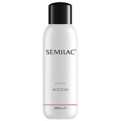Kosmetinis acetonas nagams Semilac, 500 ml kaina ir informacija | Nagų lakai, stiprintojai | pigu.lt