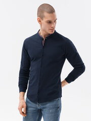 рубашка с длинным рукавом - V8 тёмно-синий K626 цена и информация | Рубашка мужская | pigu.lt