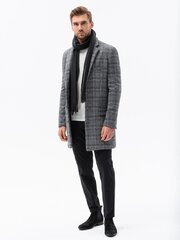 Paltas vyrams Ombre Clothing AMD23027.1900, juodas цена и информация | Мужские пальто | pigu.lt