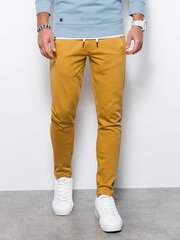Laisvalaikio kelnės vyrams Omber Clothing AMD120120, geltonos цена и информация | Мужские брюки FINIS | pigu.lt