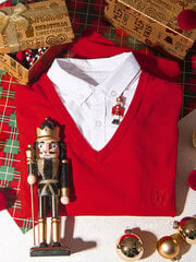 Megztinis vyrams Ombre Clothing AMD11579.1900, raudonas цена и информация | Мужские свитера | pigu.lt