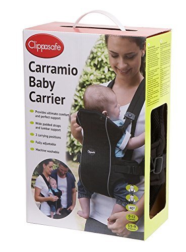 Vaikiška nešioklė Clippasafe Caramio Baby, Black цена и информация | Nešioklės | pigu.lt