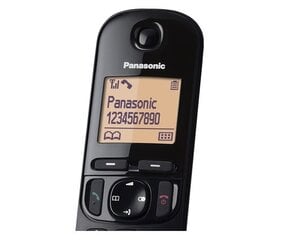 Panasonic KX-TGC210FXB, Juoda цена и информация | Стационарные телефоны | pigu.lt