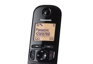 Panasonic KX-TGC212FXB, Juoda цена и информация | Стационарные телефоны | pigu.lt