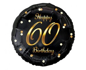 Фольгированный шар Beauty&Charm, "Happy birthday 60", размер 18" цена и информация | Шарики | pigu.lt