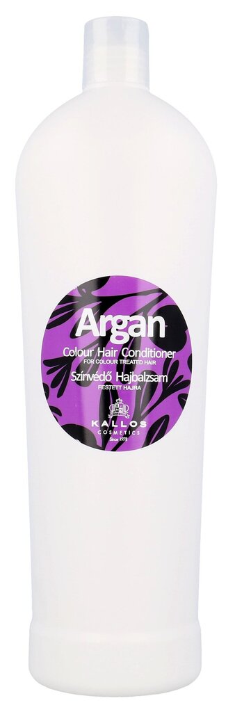 Kondicionierius dažytiems plaukams Kallos Argan Colour Hair, 1000ml цена и информация | Balzamai, kondicionieriai | pigu.lt