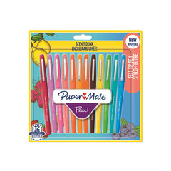 Kvepiantys rašikliai piešimui PaperMate Flair Scented, 12 spalv. цена и информация | Принадлежности для рисования, лепки | pigu.lt