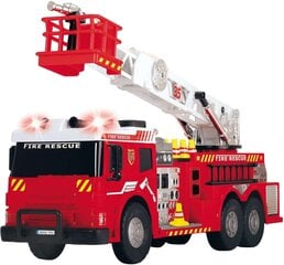 Пожарная машина м дистанционным управлением, с движущейся лестницей, светом и звуком цена и информация | Игрушки для мальчиков | pigu.lt