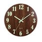 Sieninis laikrodis šviečiantis tamsoje, 30 cm kaina ir informacija | Laikrodžiai | pigu.lt