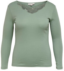 Marškinėliai moterims Only Carmakoma, žali kaina ir informacija | Marškinėliai moterims | pigu.lt