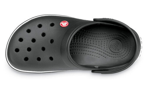 Crocs™ moteriškos šlepetės Crocband, juodos kaina ir informacija | Šlepetės moterims | pigu.lt