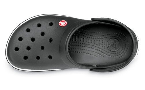 Crocs™ vyriškos šlepetės Crocband, juodos цена и информация | Vyriškos šlepetės, basutės | pigu.lt