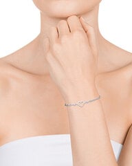 Viceroy Нежный серебряный браслет Heart Trend 1331P000-08 цена и информация | Женские браслеты | pigu.lt