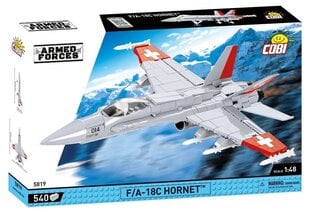 COBI - Конструктор F/A-18C Hornet Swiss Air Force, 1/48, 5819 цена и информация | Конструкторы и кубики | pigu.lt
