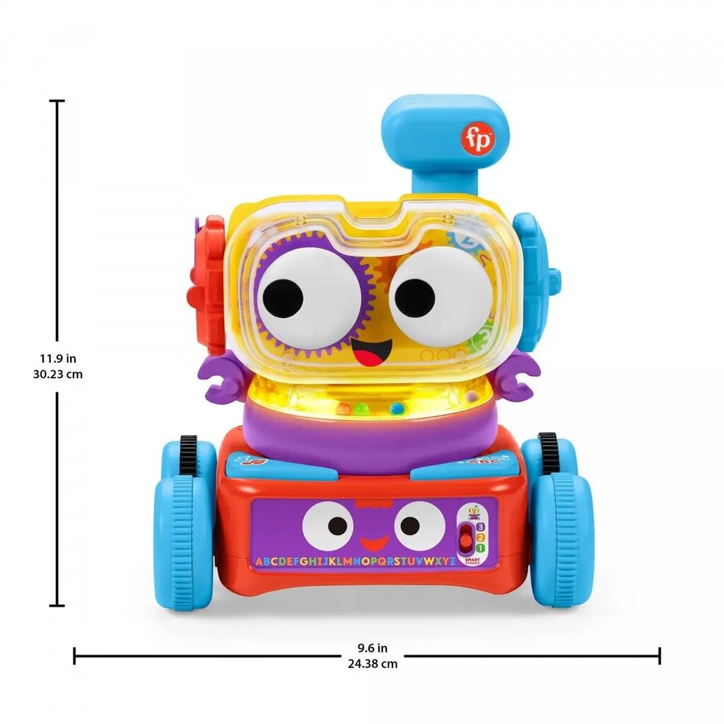 Edukacinis robotas Fisher Price 4 in 1 kaina ir informacija | Lavinamieji žaislai | pigu.lt