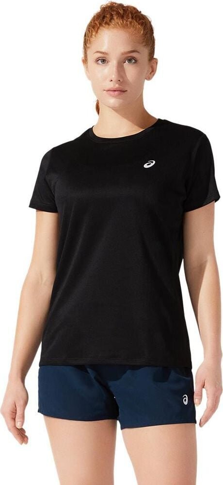 Marškinėliai moterims Asics, juodi kaina ir informacija | Marškinėliai moterims | pigu.lt