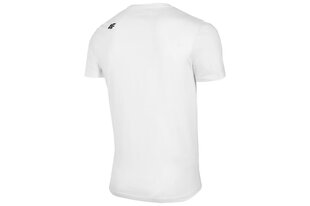 Marškinėliai vyrams 4f, balti kaina ir informacija | Vyriški marškinėliai | pigu.lt