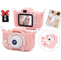 Цифровая детская камера + 32GB MICROSD цена и информация | Цифровые фотоаппараты | pigu.lt