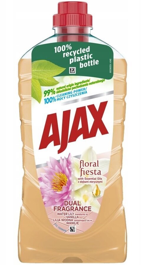 Ajax universali valymo priemonė Floral Fiesta Dual Fragrance Lily&Vanila, 1000 ml kaina ir informacija | Valikliai | pigu.lt