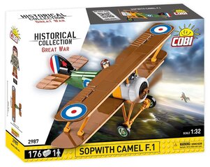 Surenkamas modelis Sopwith F.1 Camel Cobi, 2987, 176 d. kaina ir informacija | Konstruktoriai ir kaladėlės | pigu.lt