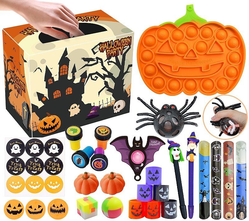 Sensorinių ir antistresinių žaislų rinkinys „Halloween Party“ kaina ir informacija | Stalo žaidimai, galvosūkiai | pigu.lt