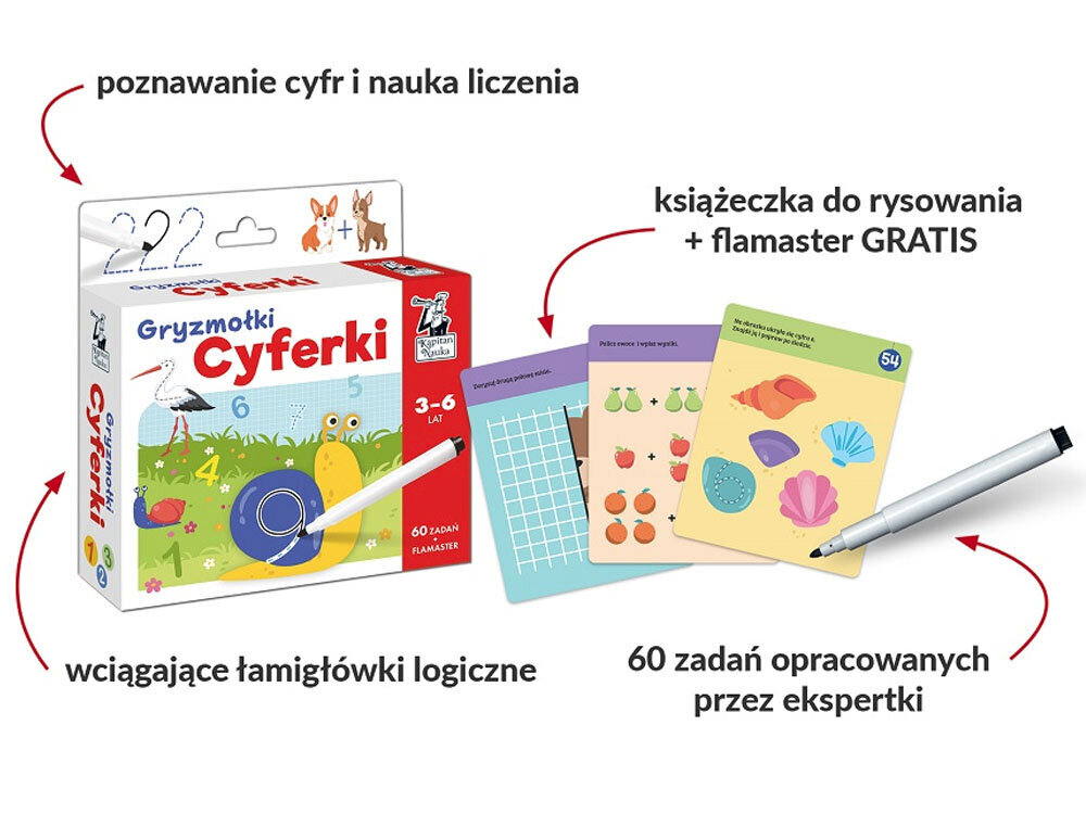 Edukacinis matematinis žaidimas Kapitan Nauka цена и информация | Lavinamieji žaislai | pigu.lt