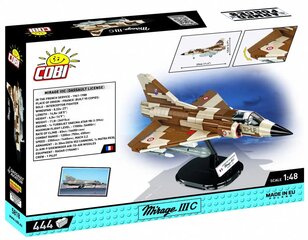 Структура Вооруженных сил Mirage IIIC Vexin 444 элемента цена и информация | Конструкторы и кубики | pigu.lt