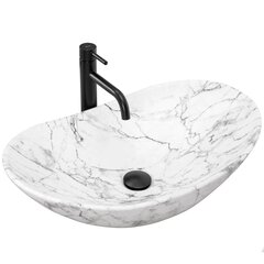 Praustuvas REA Royal Statuario Marble matt kaina ir informacija | Praustuvai | pigu.lt