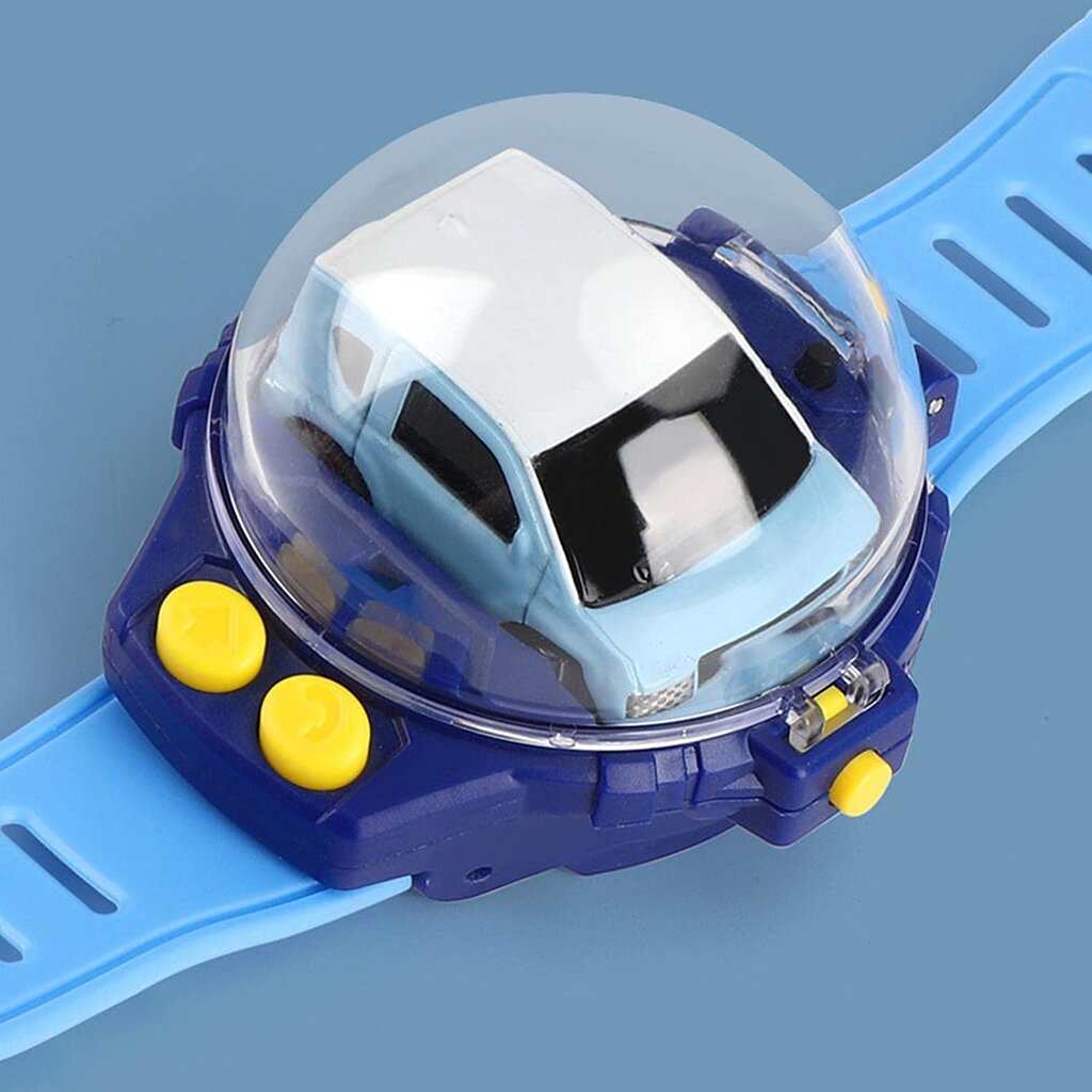 Mini nuotolinio valdymo automobilis laikrodis valdymo pultas, mėlynas цена и информация | Žaislai berniukams | pigu.lt