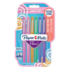 Markeriai PaperMate Flair Candy Pop 6, 6 vnt цена и информация | Принадлежности для рисования, лепки | pigu.lt